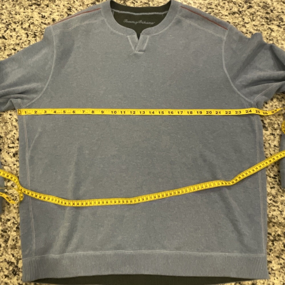 Tommy Bahama Sweater‎ Mens XL Long Sleeve Pullover Blue #633 - Picture 6 of 10